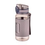Uzspace Fiftyfifty 400ml Çocuk Tritan Su Matarası Silikon Korumalı Kaydırmaz Gövde Kahverengi