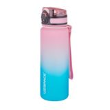 Uzspace Fiftyfifty 500ml Çift Renk Softtouch Ff Collection Tritan Su Matarası Pembe-yeşil