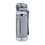 Uzspace Fiftyfifty 520ml Tritan Su Matarası Silikon Korumalı Kaydırmaz Gövde Açık Gri