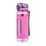Uzspace Fiftyfifty 520ml Tritan Su Matarası Silikon Korumalı Kaydırmaz Gövde Pembe