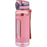 Uzspace Fiftyfifty 520ml Tritan Su Matarası Silikon Korumalı Kaydırmaz Gövde Pudra