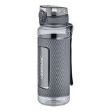 Uzspace Fiftyfifty 800ML Büyük Boy Tritan Su Matarası Silikon Korumalı Kaydırmaz Gövde - Gri