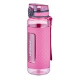 Uzspace Fiftyfifty 800ML Büyük Boy Tritan Su Matarası Silikon Korumalı Kaydırmaz Gövde - Pembe