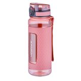 Uzspace Fiftyfifty 800ML Büyük Boy Tritan Su Matarası Silikon Korumalı Kaydırmaz Gövde - Pudra