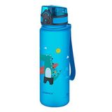 UZSPACE Figürlü 500 ml Tritan Çocuk Su Matarası Manani, Mavi