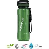Uzspace Healthy Tritan Su Matarası – 850 ml (New Design) - Asker Yeşili