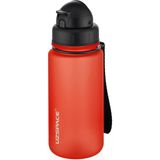 Uzspace Pipetli 400 ml Tritan Çocuk Su Matarası Kırmızı Renkli Hafif ve Dayanıklı Tasarım - Red