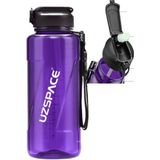 Uzspace Pipetli Mega Boy Mor Tritan Su Matarası 1500 ml Sağlıklı ve Dayanıklı Tasarım