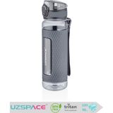 Uzspace Silikon Gövde Trıtan Su Matarası - 520 Ml. - Gri