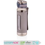 Uzspace Silikon Gövde Trıtan Su Matarası - 800 Ml. - Kahverengi