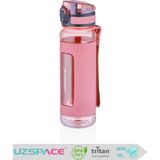 Uzspace Silikon Gövde Trıtan Su Matarası - 800 Ml. - Pembe