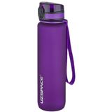 Uzspace Time Tritan Büyük Boy 28 Cm 1000ml 1 Litre Su Matarası Bpa Mor 3038