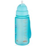 Uzspace Tritan Pipetli Suluk 400 ml Mavi