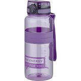 Uzspace Tritan Su Matarası 1000ml 1 Litre Büyük Boy Yenilenen Renkler Mor