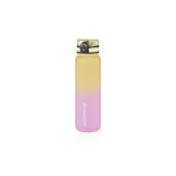Uzspace Tritan Su Matarası 1000ml, Sarı Pembe