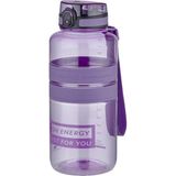 Uzspace Tritan Su Matarası 1500ML 1.5 Litre Mega Boy Yenilenen Renkler - Mor