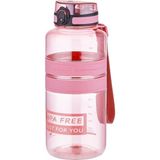 Uzspace Tritan Su Matarası 1500ML 1.5 Litre Mega Boy Yenilenen Renkler - Pudra