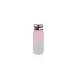 Uzspace Vagonlife 3037 650ml Pembe-Gri Tritan Spor Matarası