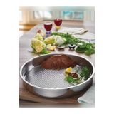 ÜZÜM ÇELİK Çiğ Köfte Leğeni 57 CM / Çiğ Köfte Tepsisi / Köfte Yoğurma Leğeni 7 numara 57 CM