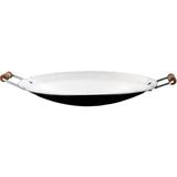 Üzüm Çelik Paslanmaz Krom Kavurma Tavası - 2 No 32 cm - Gri