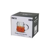 ÜZÜM - KABARCIKLI KULPLU CAM BARDAK TERMİSİL - ISIYA DAYANIKLI BOROSİLİKAT 350ML (5264)