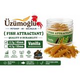 Üzümoğlu Lion Fishing Fish Attractant Vanilla Aromalı Silikon Yem 45MM 2.7g – Altın Kahve Simli Yapay Balık Yemi