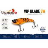 Üzümoğlu Vıp Blade Sw 14 gr 6 cm Sinking Metal Vıb Jig Sahte Balık Uv Glow Tuzlu ve Tatlı Su Olta Yemi