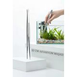 Uzun 30 Cm Çelik Cımbız - Akvaryum Maşası, 719807