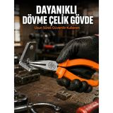 Uzun Çene Tasarımlı Dövme Çelik Kargaburun Hassas Kavrama Performansı