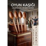 Uzun Halk Oyunu Kaşığı - Kına Zeybek 14 ADET 718722
