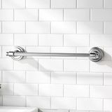 Uzun Havluluk Krom Duvara Monte Banyo Havlu Askısı Paslanmaz Modern Şık Dayanıklı Tasarım