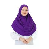 Uzun Hazır Giyim Turban Yumuşak Eşarp İslami Giyim Mor