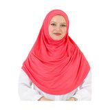 Uzun Hazır Giyim Turban Yumuşak Eşarp İslami Giyim Pembe