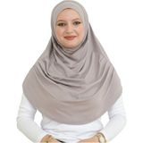 Uzun Hazır Giyim Turban Yumuşak Eşarp Islami Giyim Viskon - Açık Vizon - Standart