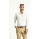 Uzun Kol Slim Fit Dar Kesim Non Iron Ütü Gerektirmeyen Pamuklu Gömlek - XL - Beyaz