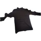 Uzun Kollu Boğazlı Çocuk Sweatshirt Body Siyah Unısex Tuhfetower - 8 Yaş