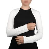 Uzun Kollu Tesettür Bolero - Beyaz