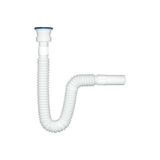 Uzun Körüklü Lavabo Sifonu, Banyo ve Mutfak için Esnek Drenaj Borusu