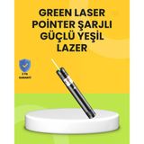 Uzun Mesafe Görünürlüklü Yeşil Lazer Pointer Şarjlı Mir83778644