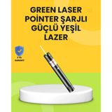 Uzun Mesafe Görünürlüklü Yeşil Pointer Şarjlı