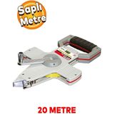 Uzun Ömürlü Çelik Şerit Metre, 20 Metre, Dayanıklı ve Hassas Ölçüm - Seçenek 1