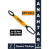 Uzun Ömürlü Ev Banyo Musluk Tamir Montaj Sıkma 6-13 mm 14-22 mm Çoklu Çift Taraflı Uç Anahtar - Çok Renkli