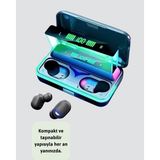 Uzun Pil Ömürlü E10 Powerbank Bluetooth Kulaklık LED Gösterge - Belirtilmemiş