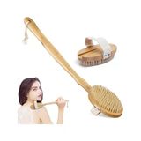 Uzun Saplı Doğal Kıllı Banyo Fırçası - Sırt Ve Vücut Bakımı İçin