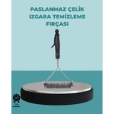 Uzun Saplı Paslanmaz Çelik Izgara Temizlik Fırçası - Lisinya