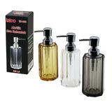 UZUN SEKİZGEN ŞEFFAF - RENKLİ AKRİLİK - MİKA KRİSTAL SIVI SABUNLUK 200ML GO-53-vice 00713