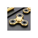 Uzun Süre Dönen Metal Stres Çarkı - Gold Rengi / Fidget Spinner