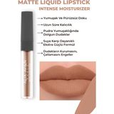 Uzun Süre Kalıcı Kadifemsi Kuruma Yapmayan Mat Likit Ruj - Matte Liquid Lipstick 507 Dark Dusty Pink - 507 Dark Dusty Pink Mat Bitişli Likit Ruj - 8 Saate Kadar Kalıcı Etki - Matte Liquid Lipstick