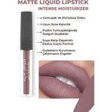 Uzun Süre Kalıcı Kadifemsi Kuruma Yapmayan Mat Likit Ruj - Matte Liquid Lipstick 511 Ashy Rose