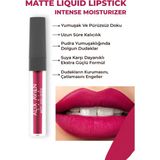 Uzun Süre Kalıcı Kadifemsi Kuruma Yapmayan Mat Likit Ruj - Matte Liquid Lipstick 514 Bright Fuchsia - 514 Bright Fuchsia Mat Bitişli Likit Ruj - 8 Saate Kadar Kalıcı Etki - Matte Liquid Lipstick